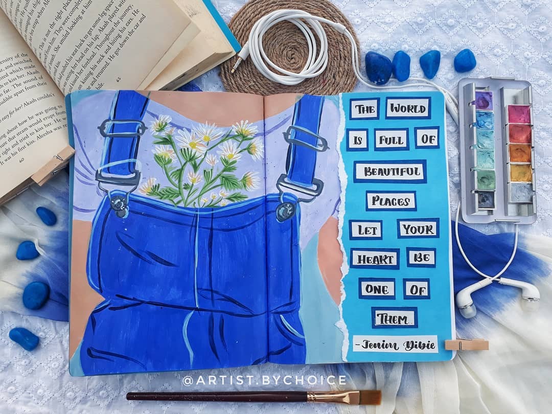 Art journal by @artist.bychoice created on Zoomin Notebooks