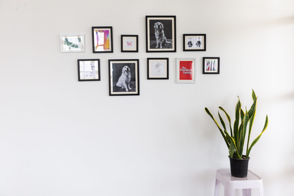 Gallery wall by Vurtika Doshi