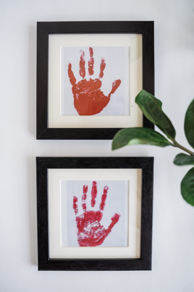 Hand prints of your family