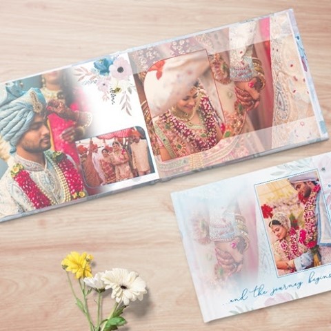 A layflat album is perfect for your wedding pictures!